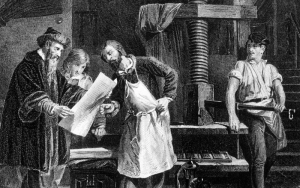 gutenberg printing press changed world