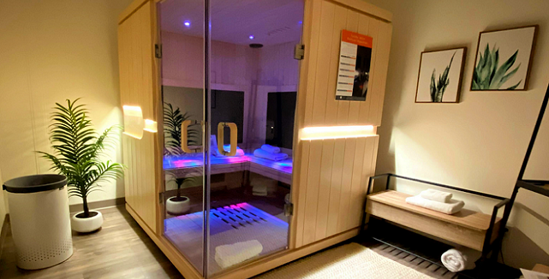 infrared sauna relaxation
